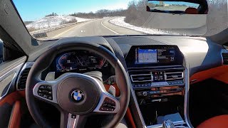 2020 BMW 840i xDrive Gran Coupe  POV Driving Impressions [upl. by Blinny777]