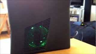 Modded Xbox 360 Slim LED Changing Light MOD [upl. by Nauqan]