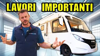 LAVORI IMPORTANTI 😱 ECCO COSA SUCCEDE 😳 CAMPER HYMER in CAMPERTOOLS [upl. by Suoiluj]