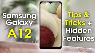 Samsung Galaxy A12 Tips and Tricks  Hidden Features  H2TechVideos [upl. by Astto537]