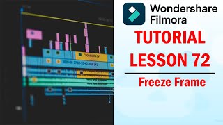 Filmora 13  Tutorial  Lesson 72  Add Freeze Frame [upl. by Circosta]