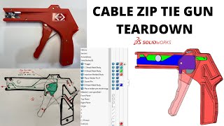 Cable Zip Tie Gun Teardown [upl. by Attenauqa]