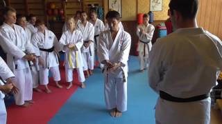 Seminar by Nukina Ukraine 2016 kata Bassai 4 [upl. by Aihseyt80]