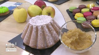 RECETTE  Gâteau de Savoie et compote de pommes au génépi [upl. by Ahsiadal]