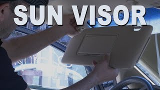 Sun Visor Replacement Removal  2006 Subaru Tribeca [upl. by Ita]