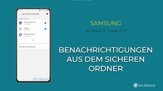 Benachrichtigungen Sicherer Ordner  Samsung Android 11  One UI 3 [upl. by Eiroc]