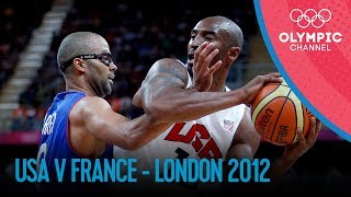 Basketball  Men  USAFRA  London 2012 Olympic Games [upl. by Tengler]