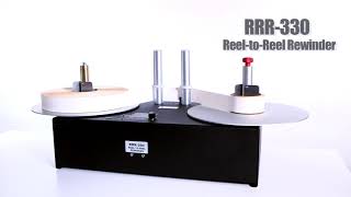 Table Top Label Rewinder  Unwinder  RRR330 [upl. by Oiramed]