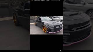 HELLCAT ON GOLD 24s FORGIATOS REDEYE dodgecharger widebody naptown scatpack charger [upl. by Lowrie]