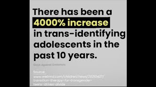 FTM Detransition A 4000 Increase in TransIdentifying Adolecents Over A 10 Year Period 😢😢😢 [upl. by Gerrie888]