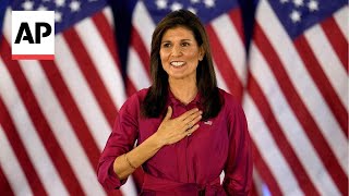 Nikki Haley finishes third in 2024 Iowa caucuses [upl. by Collum351]