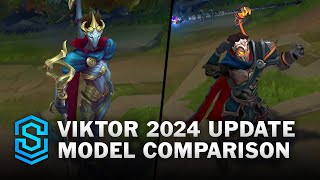 NEW vs OLD Viktor Model Comparison  League of Legends [upl. by Eitisahc214]