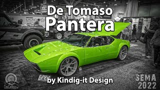 De Tomaso Pantera Modified By KindigIt Design at 2022 SEMA [upl. by Ailiec]