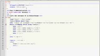 PHP  Application bibliothèque 6 [upl. by Rauch]