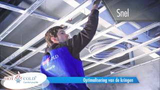 Een kompleet systeem voor verwarming en koeling via plafond en wand [upl. by Venetis]