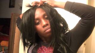 DIY PARTIAL SEW IN WITH NATURAL HAIR [upl. by Kerr]