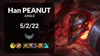 Han Peanut Skarner vs T1 Smash Vi JUNGLE  KR Patch 1418 [upl. by Dylane]