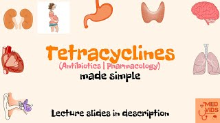 Tetracyclines  Antibiotics  Pharmacology  USMLE  Med Vids made simple [upl. by Nataline588]