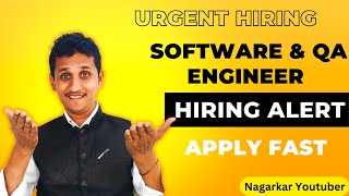 Switch your IT Job  Vacancies Software Engineer  Testing Jobs for Fresher  Nagarkar Youtuber [upl. by Ettesoj633]