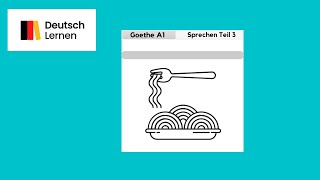 Goethe Zertifikat A1 Sprechen Teil 3 [upl. by Yuh]