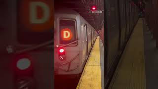 Coney IslandStillwell Avenue bound R68 D train leaving 42nd StreetBryant Park [upl. by Malet615]