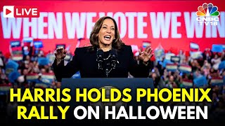 Kamala Harris LIVE Harris Holds Phoenix Rally on Halloween Day  Los Tigres Del Norte  Trump N18G [upl. by Gerhardt]