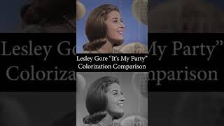 Lesley Gore Colorized on The Ed Sullivan Show with quotIts My Partyquot [upl. by Heidt753]