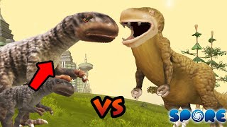 Allosaurus vs Gorosaurus  Dino vs Titan S1E5  SPORE [upl. by Girardo833]