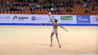 Yana Kudryavtseva RUS ball Grand Prix Moscow 2013 [upl. by Acirej938]