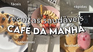 IDEIAS DE CAFÉ DA MANHÃ SAUDÁVEL  10 RECEITAS fáceis PINTEREST  Panqueca Avocado French Toast [upl. by Elem]