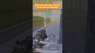 I Get Free Yellow TR2A Air Gun Refined From Boss shorts metroroyale pubgmetroroyal [upl. by Ardine]