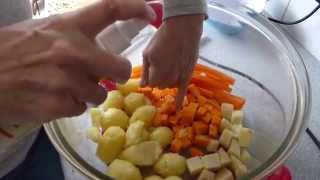 How to cook all your vegetables together in the Halogen oven [upl. by Christiano417]