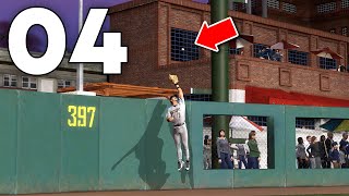 MLB 24 Road to the Show  Part 4  ROBBED A HOME RUN [upl. by Hafeenah]