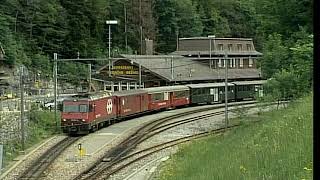 Swiss Railway Journeys  The SBB Brünig Line Part 2 [upl. by Dilan914]