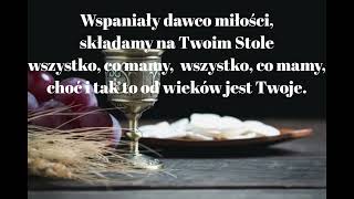 Wspaniały dawco miłości [upl. by Sadonia]