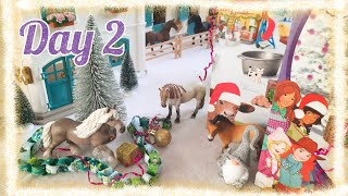 Schleich 2021 Horse Club amp Farm World Advent Calendar Unboxing  Day 2  Schleich Christmas [upl. by Anneyehc]