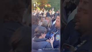 Timothée Chalamet lookalike contest draws crowds and NYPD attention with unexpected arrests [upl. by Neelrihs393]