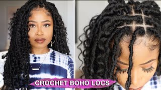 EASY  QUICK 2 hr BOHO LOCS 🔥 beginner friendly [upl. by Adeirf]