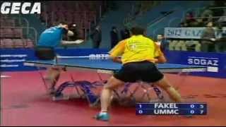 Dimitrij Ovtcharov vs Hou YingchaoEuropean Supercup 2012 [upl. by Seek]