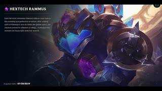 HEXTECH RAMMUS SKIN SPOTLIGHT10082024 [upl. by Witherspoon27]