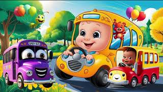 The wheels On The Bus  Baby Songs  Baby lullaby music [upl. by Seena]