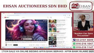 PROPERTY AUCTION SALE VIA ONLINE BIDDING AFFIN BANK BERHAD  AFFIN BANK ISLAMIC BERHAD [upl. by Anirtak476]