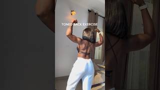 Toned back essentials Back exercises for an hour glass back tonedbody backworkout backfat back [upl. by Katlin590]