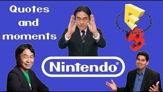 Nintendo E3 Quotes and Moments [upl. by Lehcor743]