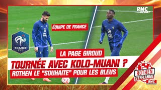 Équipe de France  La page Giroud tournée avec KoloMuani  Rothen le quotsouhaitequot pour les Bleus [upl. by Illom]