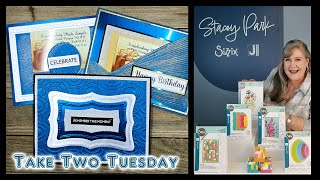 Take 2 Tuesday Class 42 featuring Sizzix 3D Embossing Folders with Limited Sizzix Teal Opulent Paper [upl. by Ecirpac]