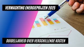 Verwachting Energieprijzen 2025  Energierekening Hoger [upl. by Eihs]