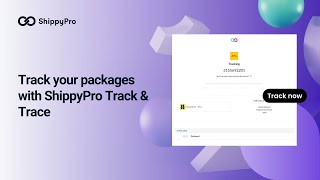 Track your packages with ShippyPro Track amp Trace [upl. by Oigroig]