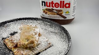 The easiest Nutella dessert 🍫🍞 [upl. by Nwavahs531]