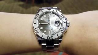 Rolex YachtMaster 40 116622 Dark Rhodium [upl. by Horatius]